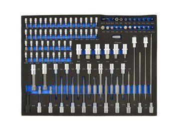 Набір торцевих головок і біт Torx 102 ел Geko G10833B G10833B фото