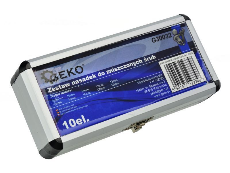 Набор головок для поврежденных винтов 10шт. GEKO G30032 G30032 фото