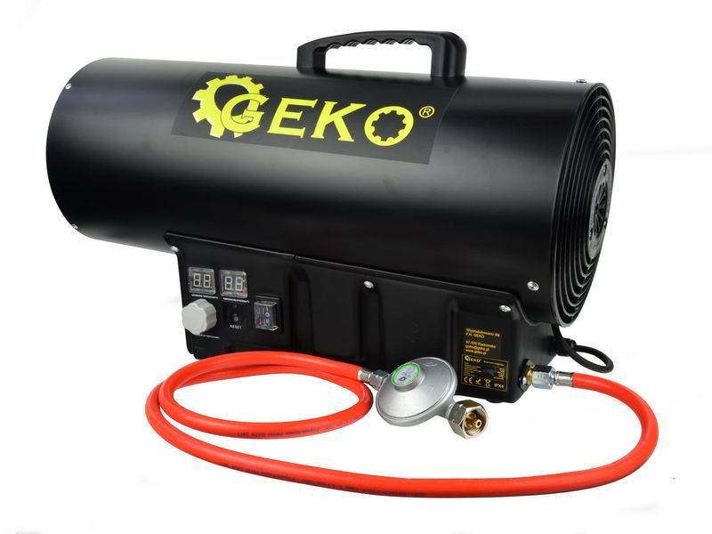 Обогреватель газовый с редуктором и термостатом 40кВт GEKO G80412 G80412 фото