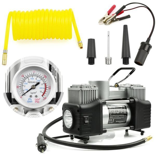 Автомобильный компрессор 12V 250W GEKO G01265 G01265 фото