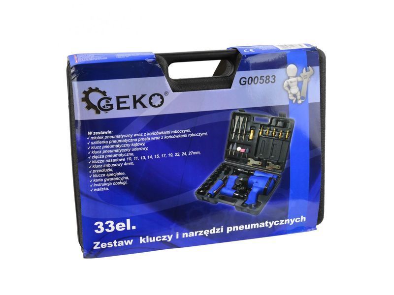 Набір пневматичних інструментів 33 шт. GEKO G00583 G00583 фото