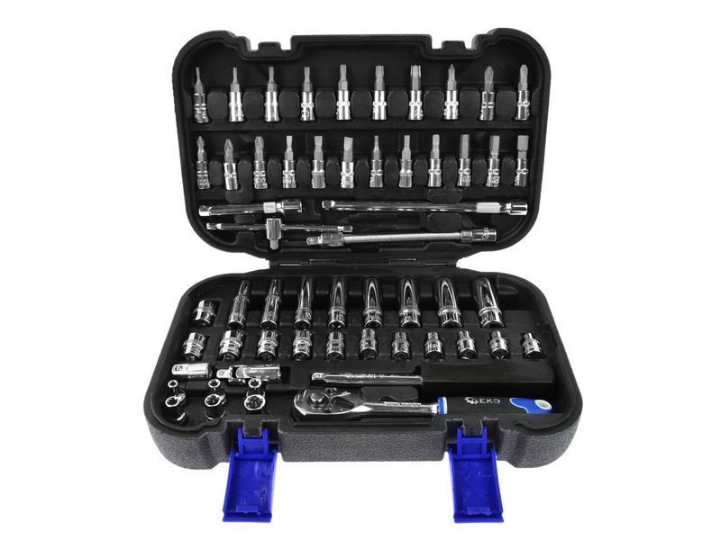Набір торцевих ключів 1/4" Torx 56 шт. GEKO G10153 G10153 фото