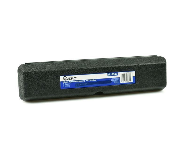Динамометрический ключ 1/4" 5-25nm Black HD GEKO G10067 G10067 фото