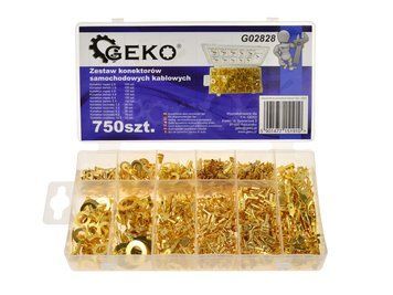 Набір з 750 автомобільних кабельних роз'ємів. GEKO G02828 G02828 фото
