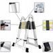 Телескопічна драбина шарнірна 3,2 м (1,6 м + 1,6 м) StandHeiz DT320V DT320V фото 14