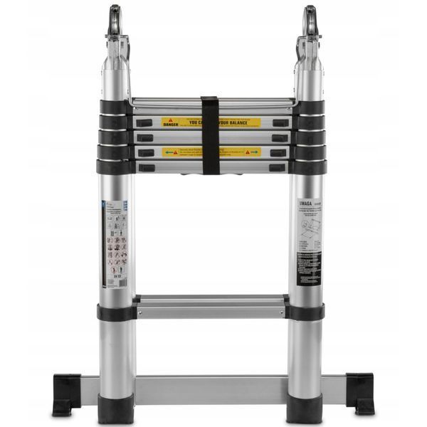 Телескопічна драбина шарнірна 6,2 м (3,1 м + 3,1 м) StandHeiz DT620V DT620V фото
