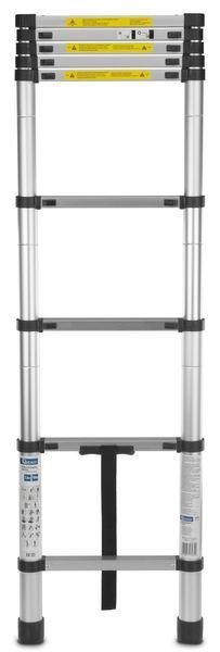 Алюминиевая телескопическая стремянка 2,6м 150 кг GEKO G02444 G02444 фото