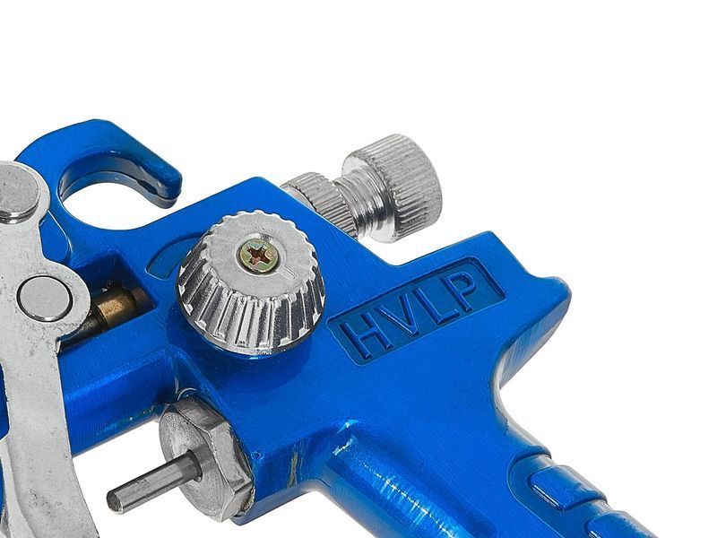 Краскопульт HVLP mini 125 мл 0,8 мм, пластиковый бачок, с регулятором давления 1/4" G03122 Geko G03122 фото