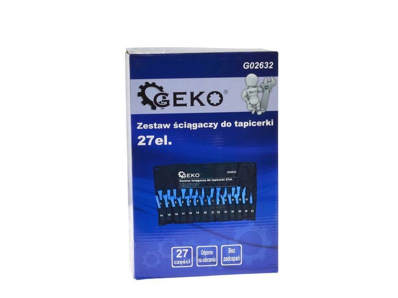 Набор съемников для обивки 27 шт. GEKO G02632 G02632 фото