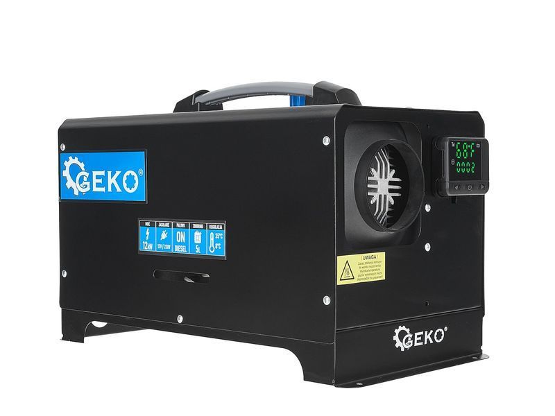 Автономный дизельный обогреватель GEKO G80458 12 кВт 12/230 В, стояночный обогреватель на дизельном топливе G80458 фото