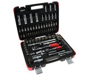 Набір професійних торцевих ключів 94 шт. 1/4"-1/2" 25 ГВт Tvardy T00101 T00101 фото