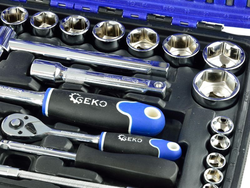 Набор торцевых ключей CRV GEKO из 94 шт GEKO G10100 G10100 фото
