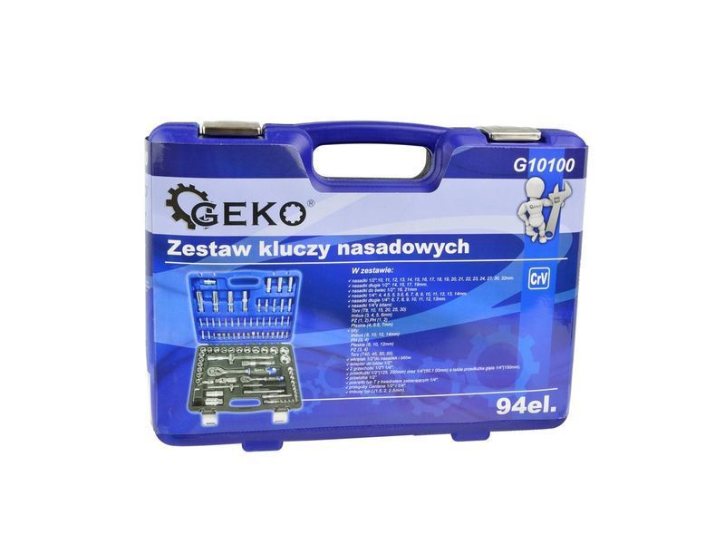 Набор торцевых ключей CRV GEKO из 94 шт GEKO G10100 G10100 фото