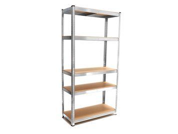 Складський металевий стелаж Geko G10875 180&times;40&times;90 см, вантажність 175 кг, 5 полиць G10875 фото