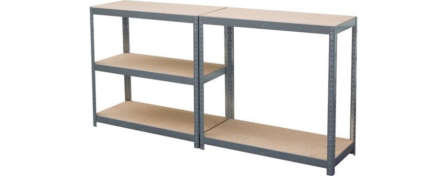Складський металевий стелаж Geko G10875 180&times;40&times;90 см, вантажність 175 кг, 5 полиць G10875 фото
